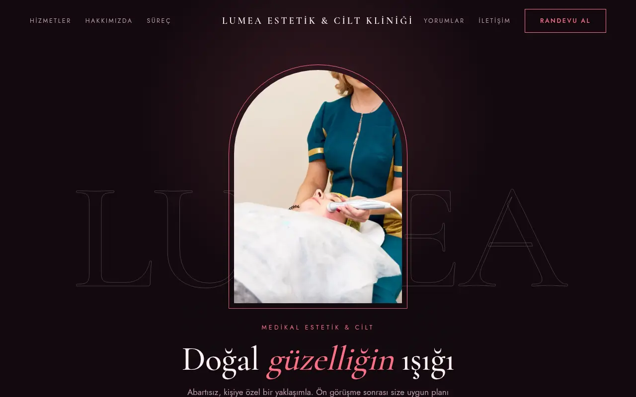 Kişisel Doktor Web Sitesi — Lumea Estetik & Cilt Kliniği